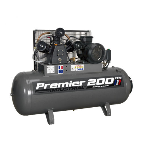 Sealey SAC32055B Compressor 200ltr Belt Drive 5.5hp